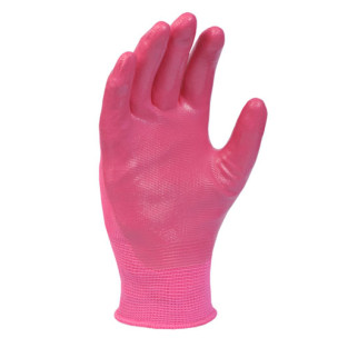 Робочі рукавички DOLONI 4591 D-OIL робітники з нітрильною обливою розмір 7 (S)